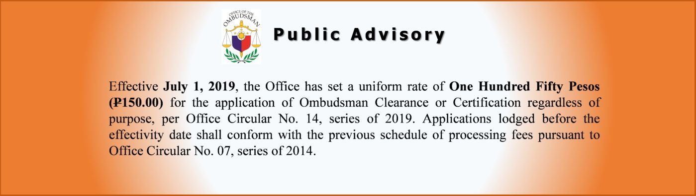 OMB Clearance advisory