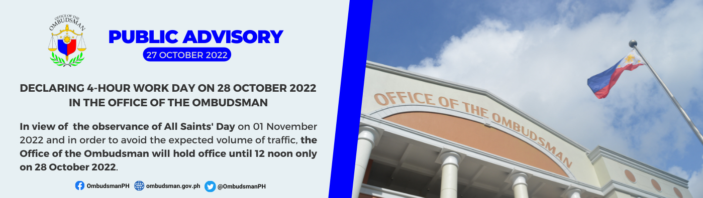 OMB advisory – 27 October 2022 – website